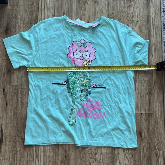NEW! Zara ‘Maggie Simpson’ Sequins Graphic Tee - Picture 7 of 7